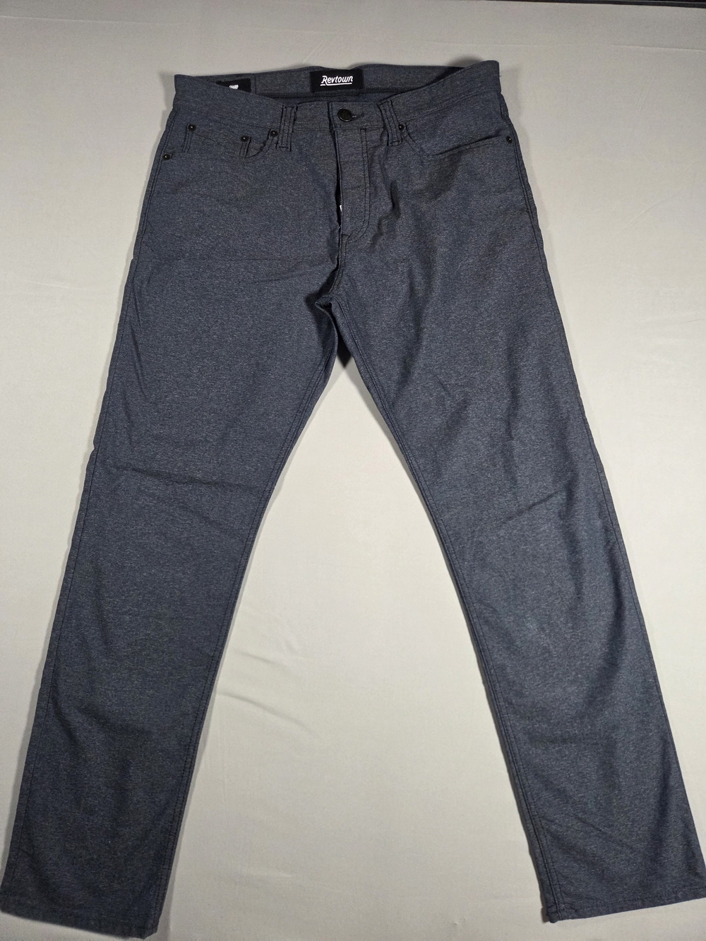 Revtown Men's Straight Jeans in Dark Heather Grey Size 34x32